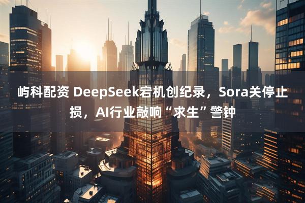 屿科配资 DeepSeek宕机创纪录，Sora关停止损，AI行业敲响“求生”警钟